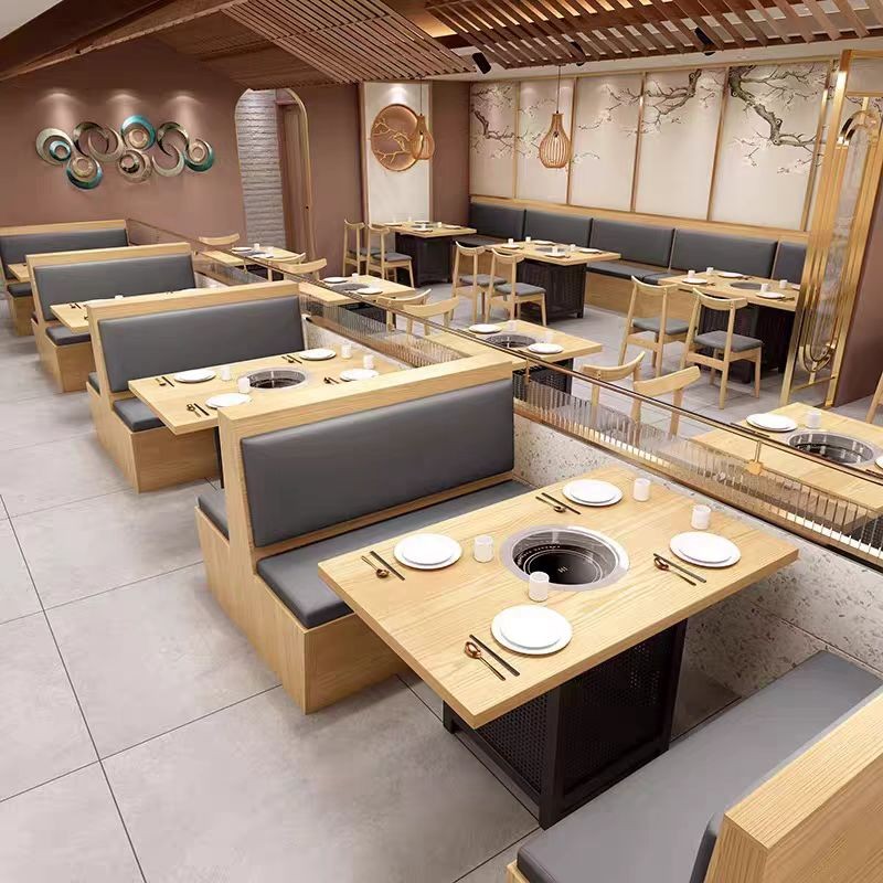 Modern Barbecue restaurant Furniture set