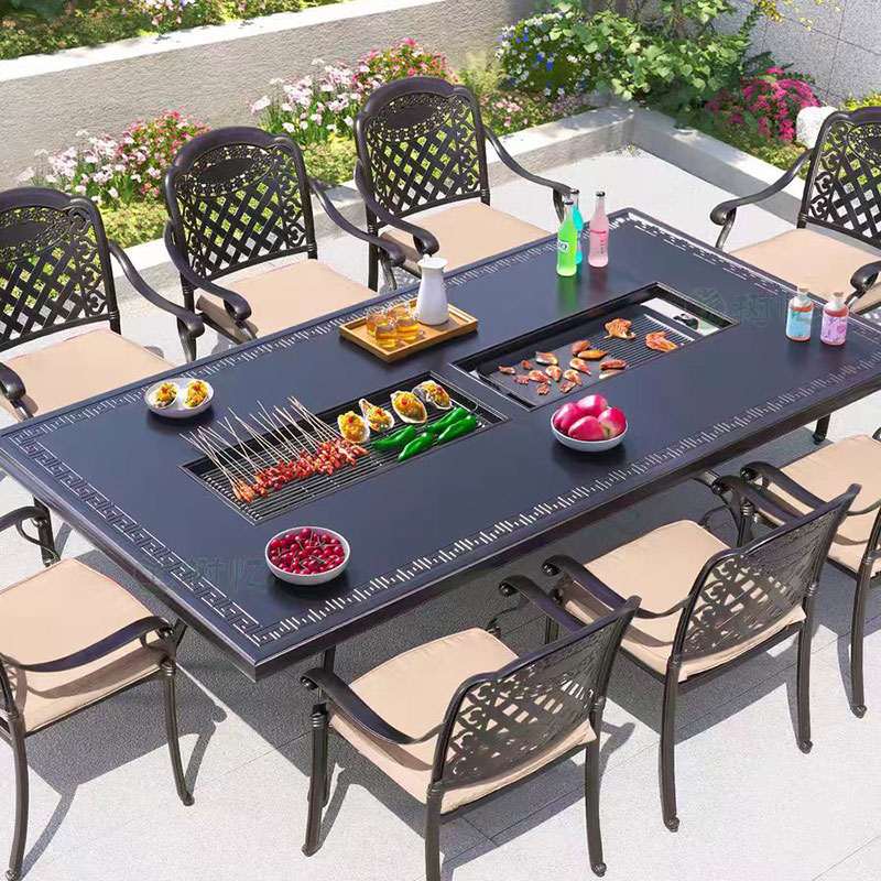 Outdoor Furniture BBQ Restaurant Sets