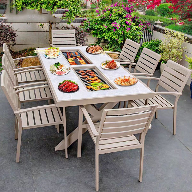 Modern Outdoor BBQ Restaurant Furniture