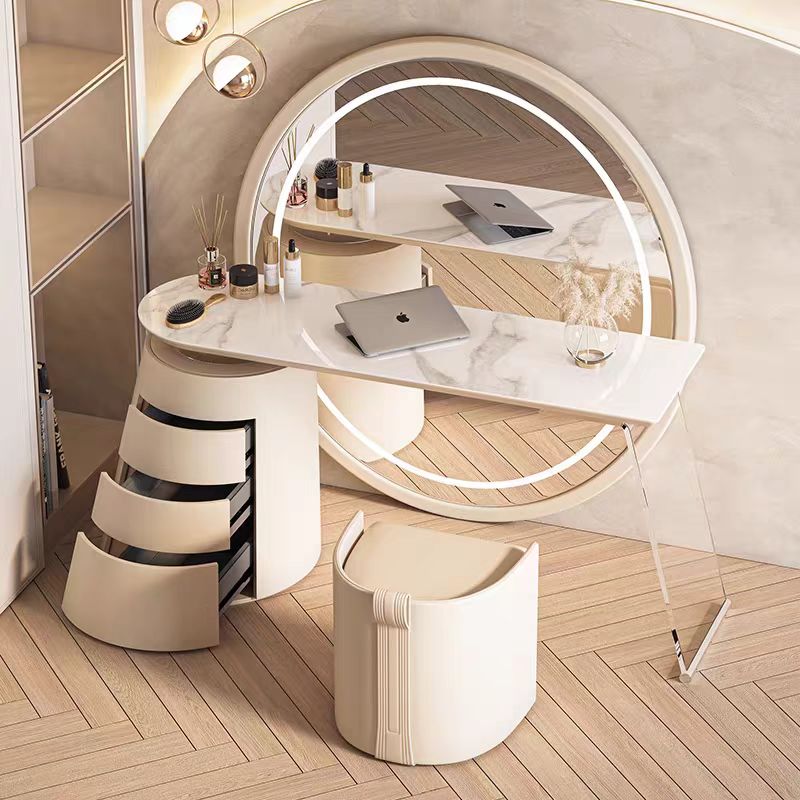 Modern Walk-In Closet Dressing Table And Chair