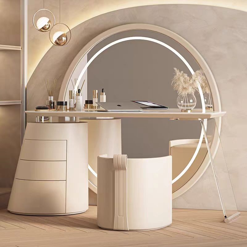 Modern Walk-In Closet Dressing Table And Chair