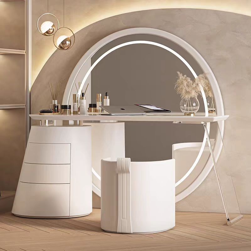 Modern Walk-In Closet Dressing Table And Chair