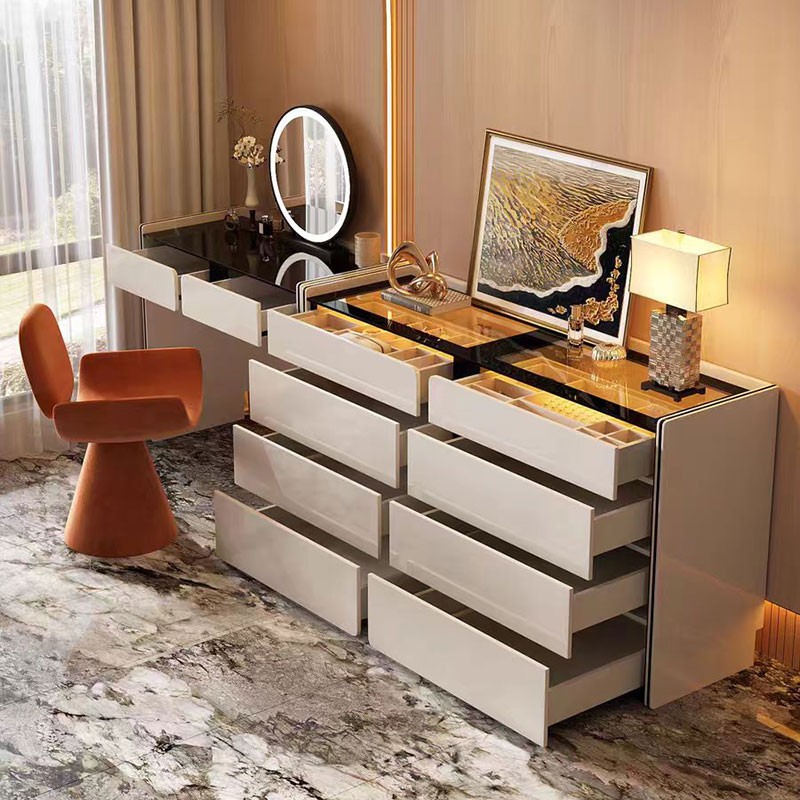 Commercial hair salon Dressing Table And Chair Sets
