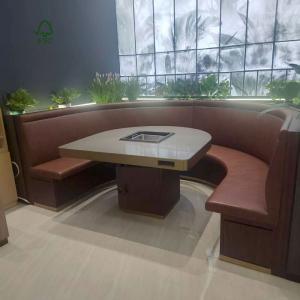 Semicircular restaruant table 