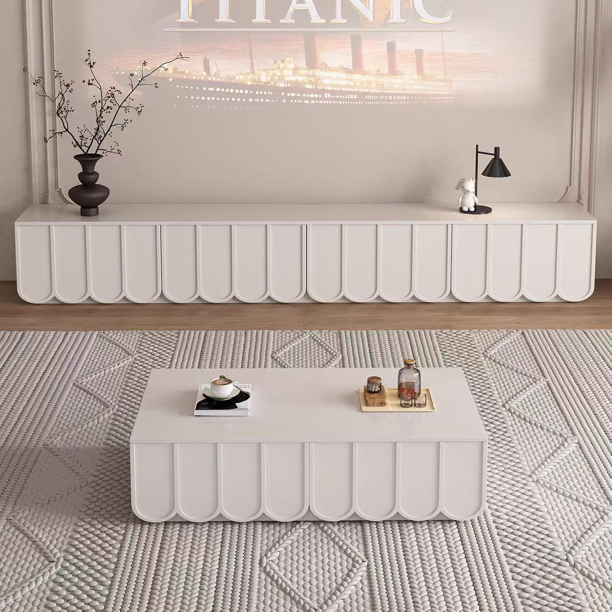 Modern Hotel Furniture TV Bench