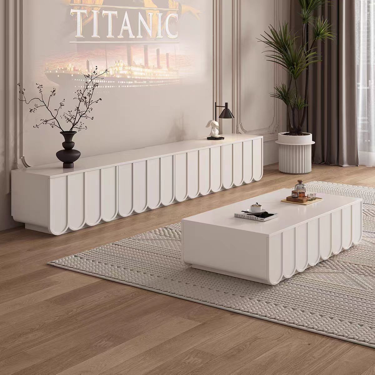 Modern Hotel Furniture TV Bench