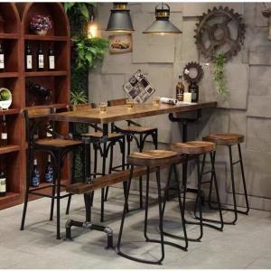 Vintage Industrial Bar Table