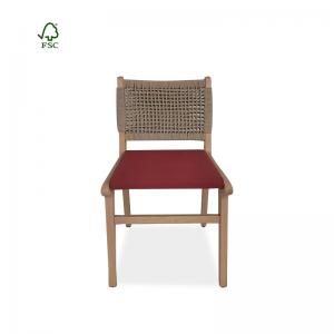 Wicker wooden chair 
