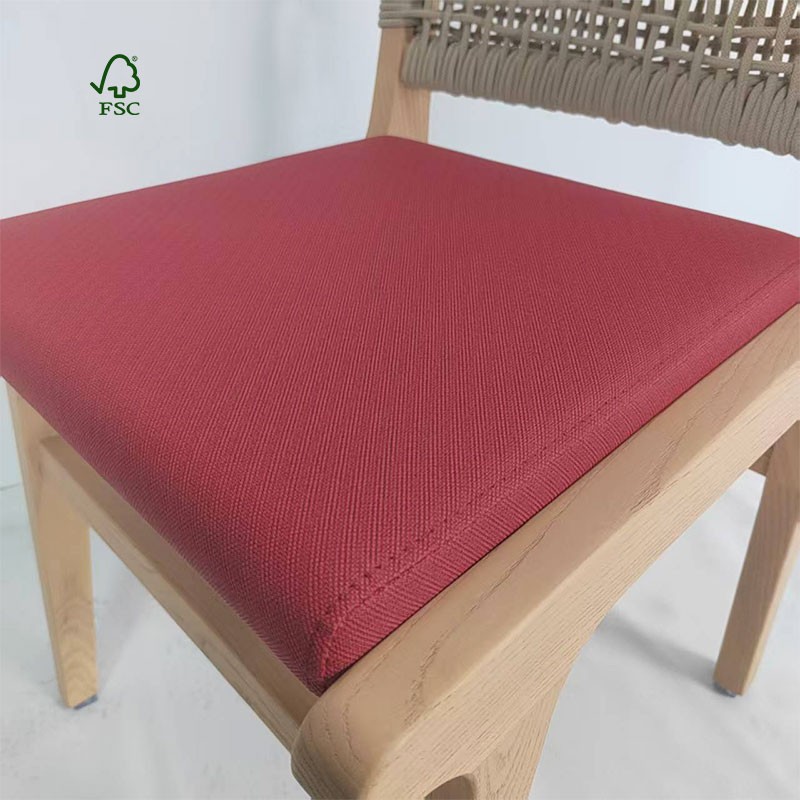Wicker wooden chair 