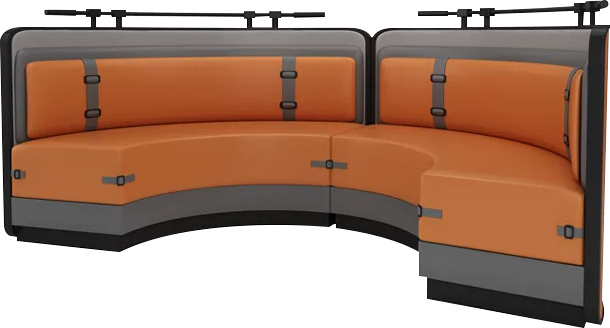 Semicircular Dining Booth